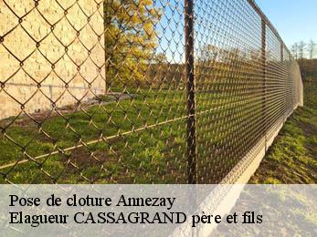 Pose de cloture  annezay-17380 Elagueur CASSAGRAND père et fils