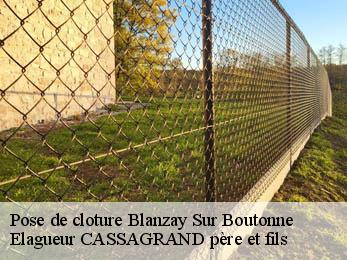 Pose de cloture  blanzay-sur-boutonne-17470 Elagueur CASSAGRAND père et fils